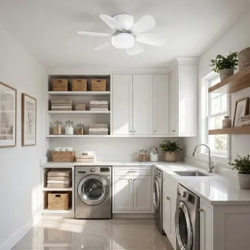 Plafonnier LED avec ventilateur et télécommande | Mondialshop
