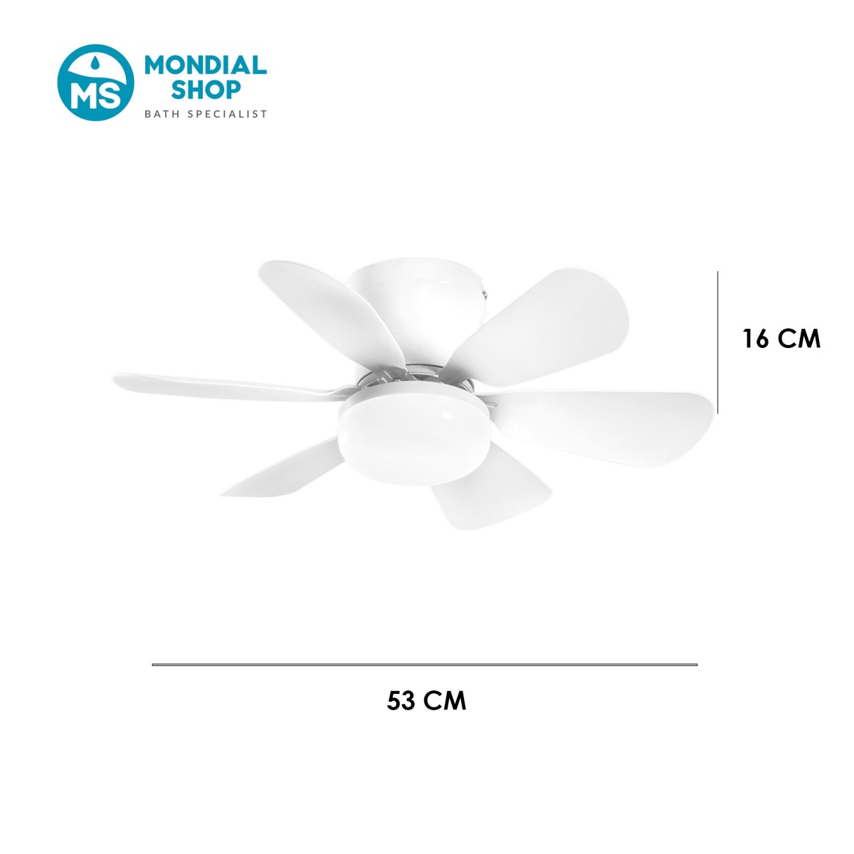 Scheda tecnica plafoniera LED Wind con ventilatore...