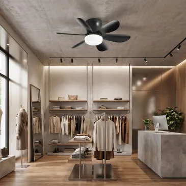 LED-Deckenleuchte mit Ventilator und Fernbedienung | Mondialshop