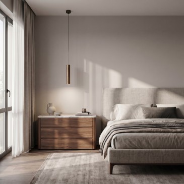 Moderne runde Pendelleuchte mit GU10-Fassung | Mondialshop