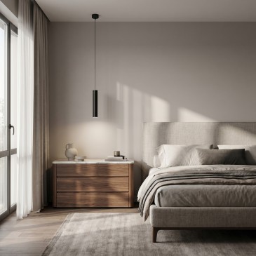 Lampadario a sospensione di forma ovale per interni