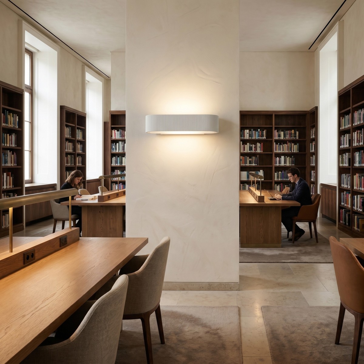 Moderne, überstreichbare Gipswandleuchte | Mondialshop