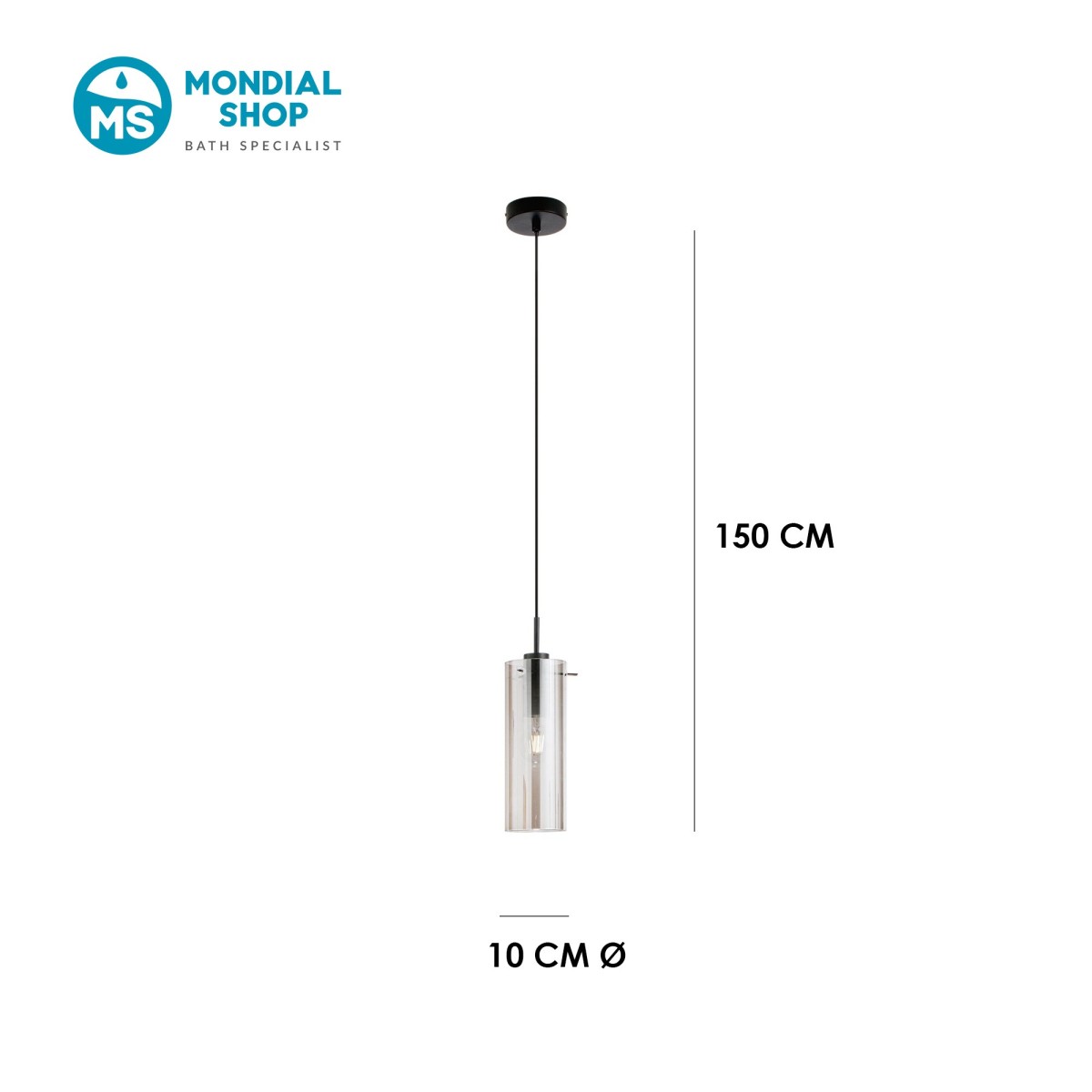 scheda tecnica sospensione lampada nera MAGIC