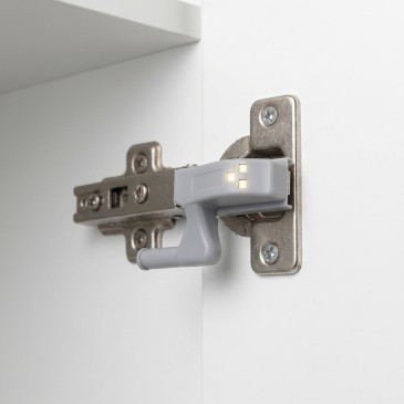 Éclairage LED gris pour charnières de meubles | Mondialshop