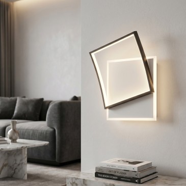 lampada led design moderno fissaggio a parete