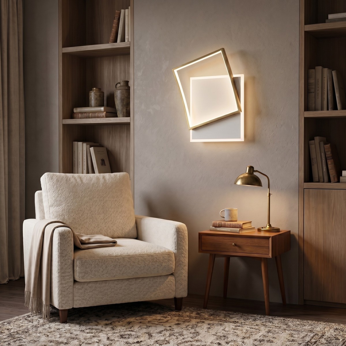 plafoniera LED da parete design moderno