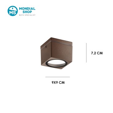 Plafonnier carré moderne GX53 | Mondialshop