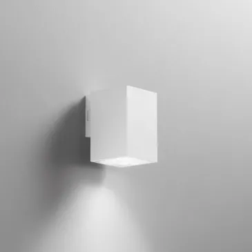 APPLIQUE LED POLO BIANCA QUADRATA 8W 980LM CCT IP65 7,8X9,9X11,6CM