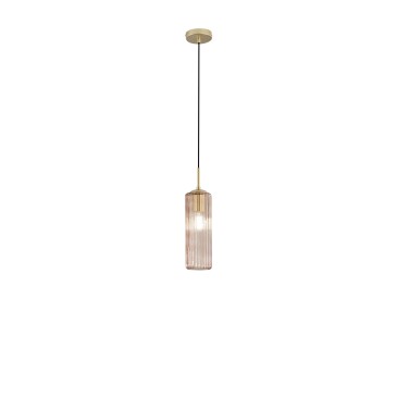 Suspension moderne en verre (E27) | Mondialshop