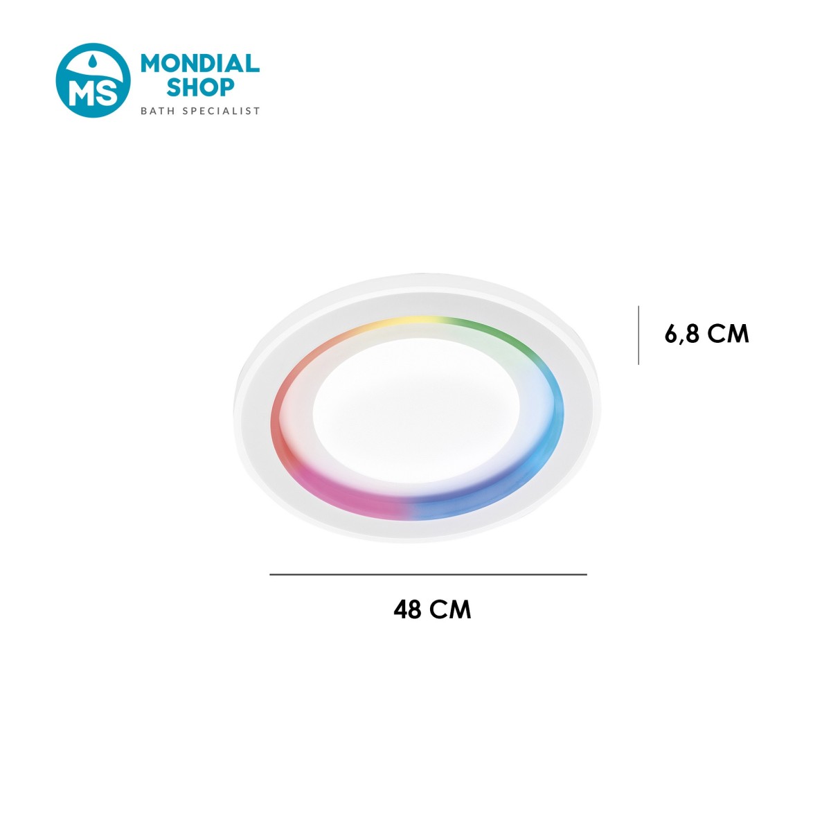 Scheda tecnica plafoniera LED Dygital