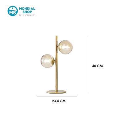 Lampe de table moderne 2xG9 | Mondialshop