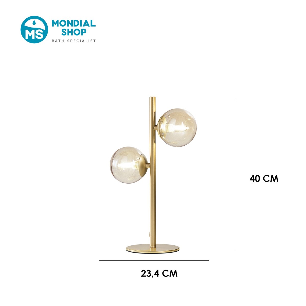 Lume da Tavolo Moderno 2xG9 | Mondialshop