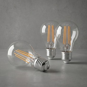 Lampadine LED a filamento per lampadari da interno E27 3.8W CRI80