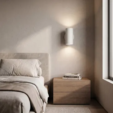 Applique murale ronde à LED à double émission | Mondialshop