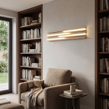 plafoniera LED kuma rettangolare