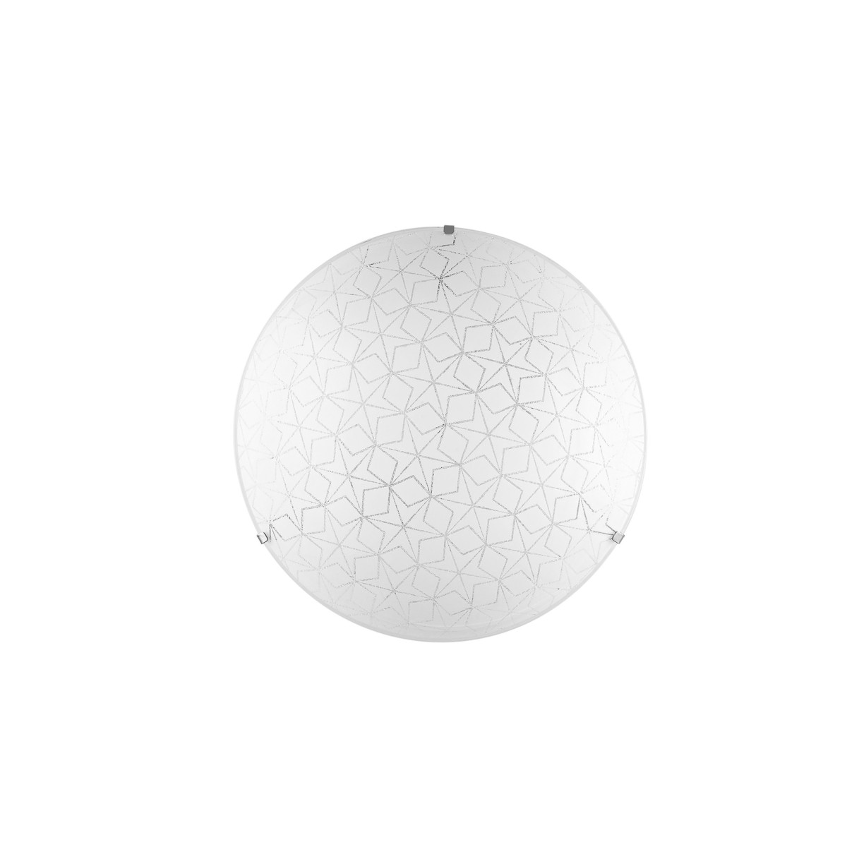 Plafoniera Vetro 40cm Decoro Stelle 3xE27 | Mondialshop