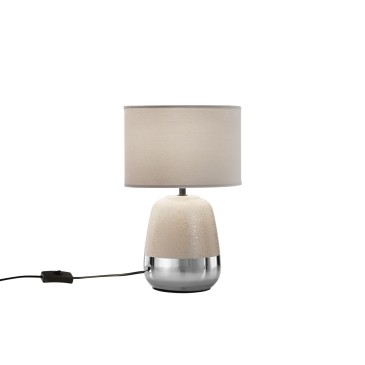 LUME SIOUX VERDE CROMO/MARRONE 1XE27 22X22X45CM