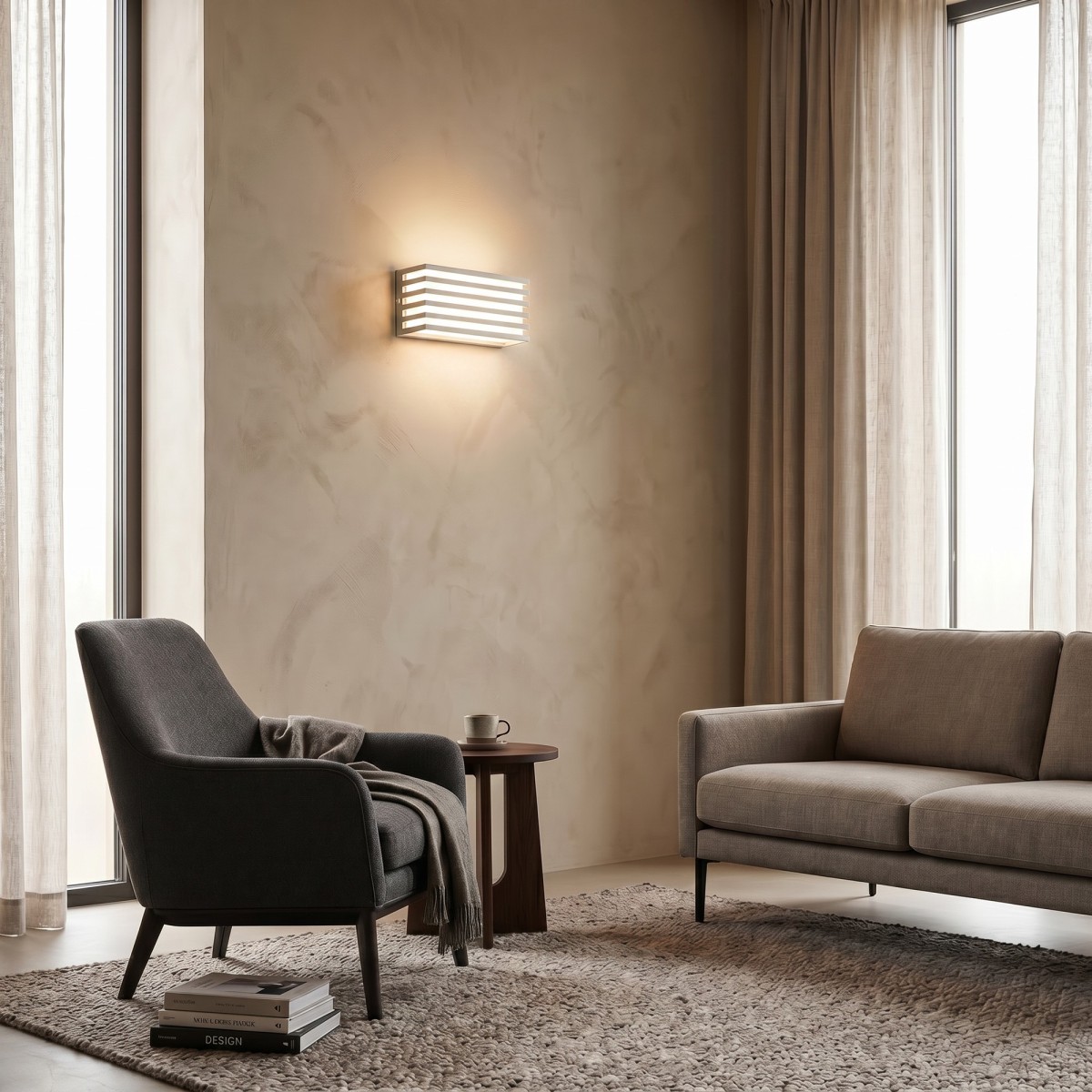 lampada con fissaggio a muro DUKROT
