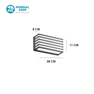LED-Wandleuchte mit Doppelemission, 12 W | Mondialshop