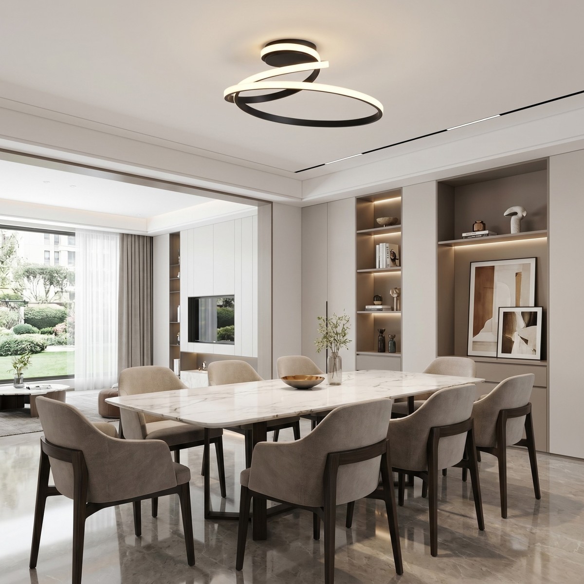 Plafonnier LED moderne 40 W | Mondialshop