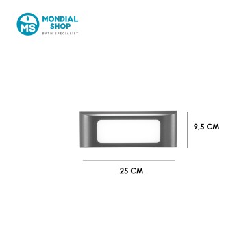 scheda tecnica lampada led da muro antracite