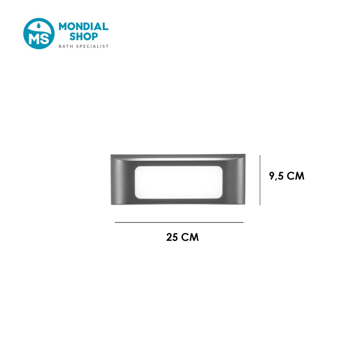 scheda tecnica lampada led da muro antracite