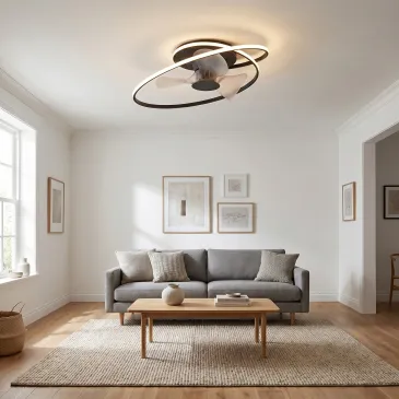 Plafonnier LED 60 W avec ventilateur intégré | Mondialshop