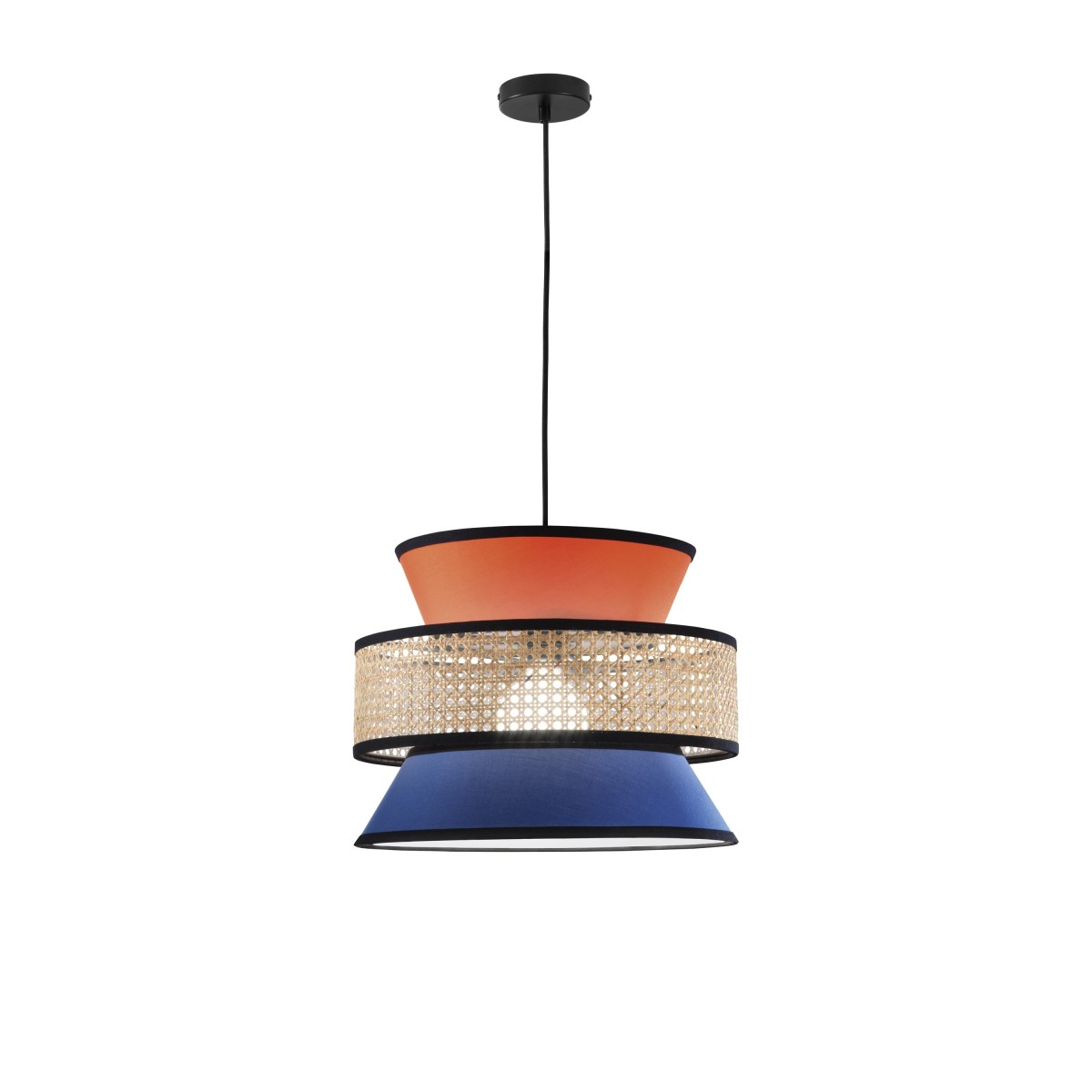 Rattan-Pendelleuchte (E27) | Mondialshop
