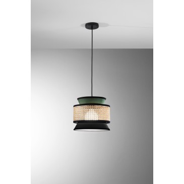 Lampadario Sospensione Rattan E27 | Mondialshop