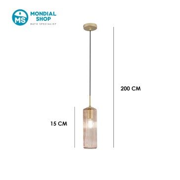 Moderne Glas-Pendelleuchte (E27) | Mondialshop