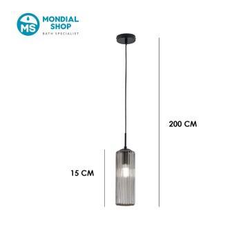 Moderne Glas-Pendelleuchte (E27) | Mondialshop