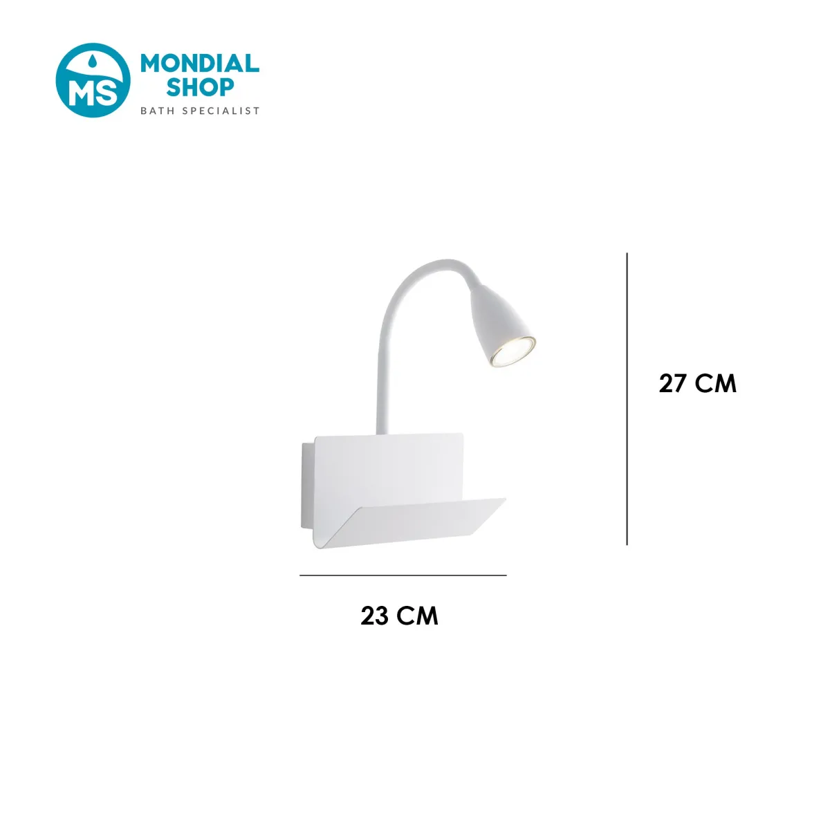 Lampe de lecture flexible GU10 | Mondialshop