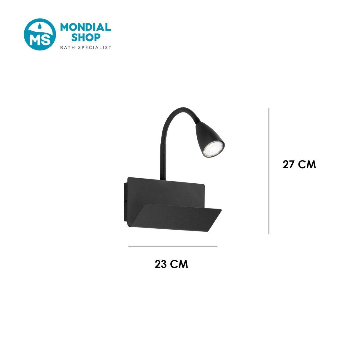 Lampe de lecture flexible GU10 | Mondialshop