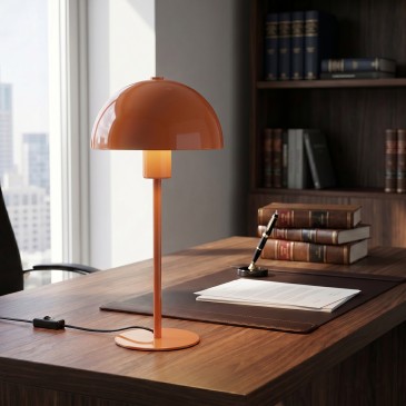 Lampada in metallo design moderno e stiloso disponibile in 5 varianti  1XE27