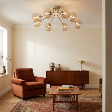 Moderne 8-flammige G9-Deckenleuchte | Mondialshop
