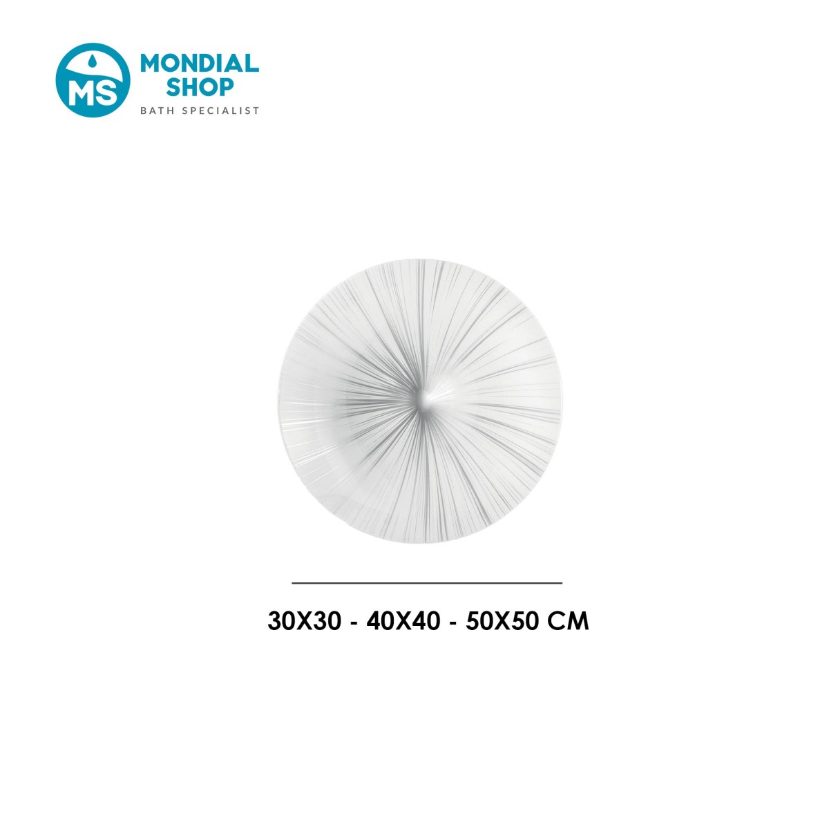 Plafoniera LED 24W Bianca e Silver | MondialShop