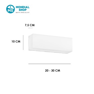 Plafoniera LED Rettangolare Bianca | Mondialshop