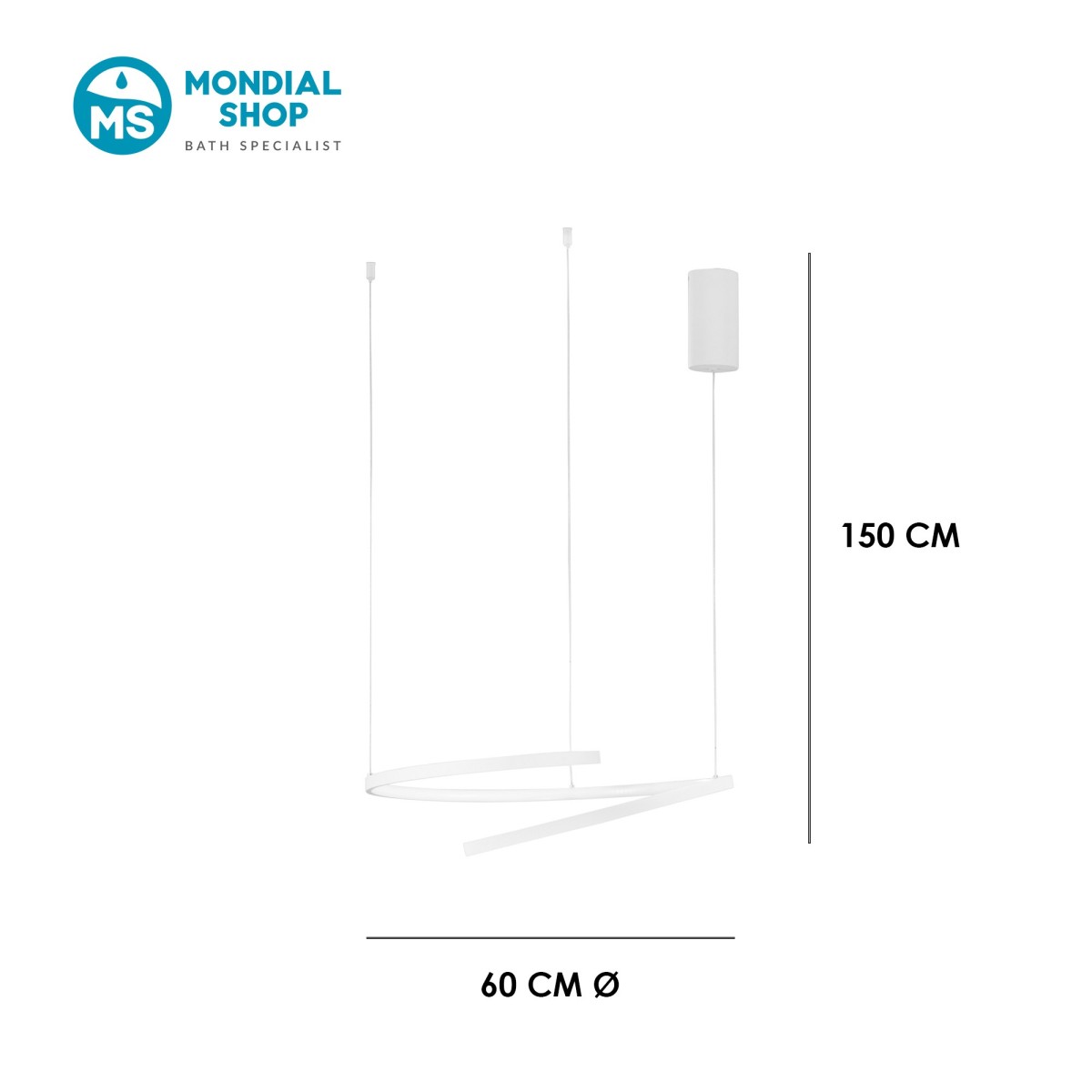 Moderne LED-Pendelleuchte | Mondialshop