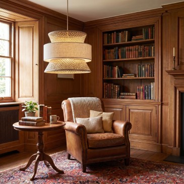 Lampadario a Sospensione in Rattan E27 | Mondialshop