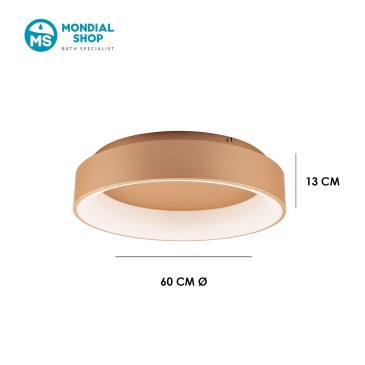 Plafonnier LED 60 W avec éclairage réglable | Mondialshop