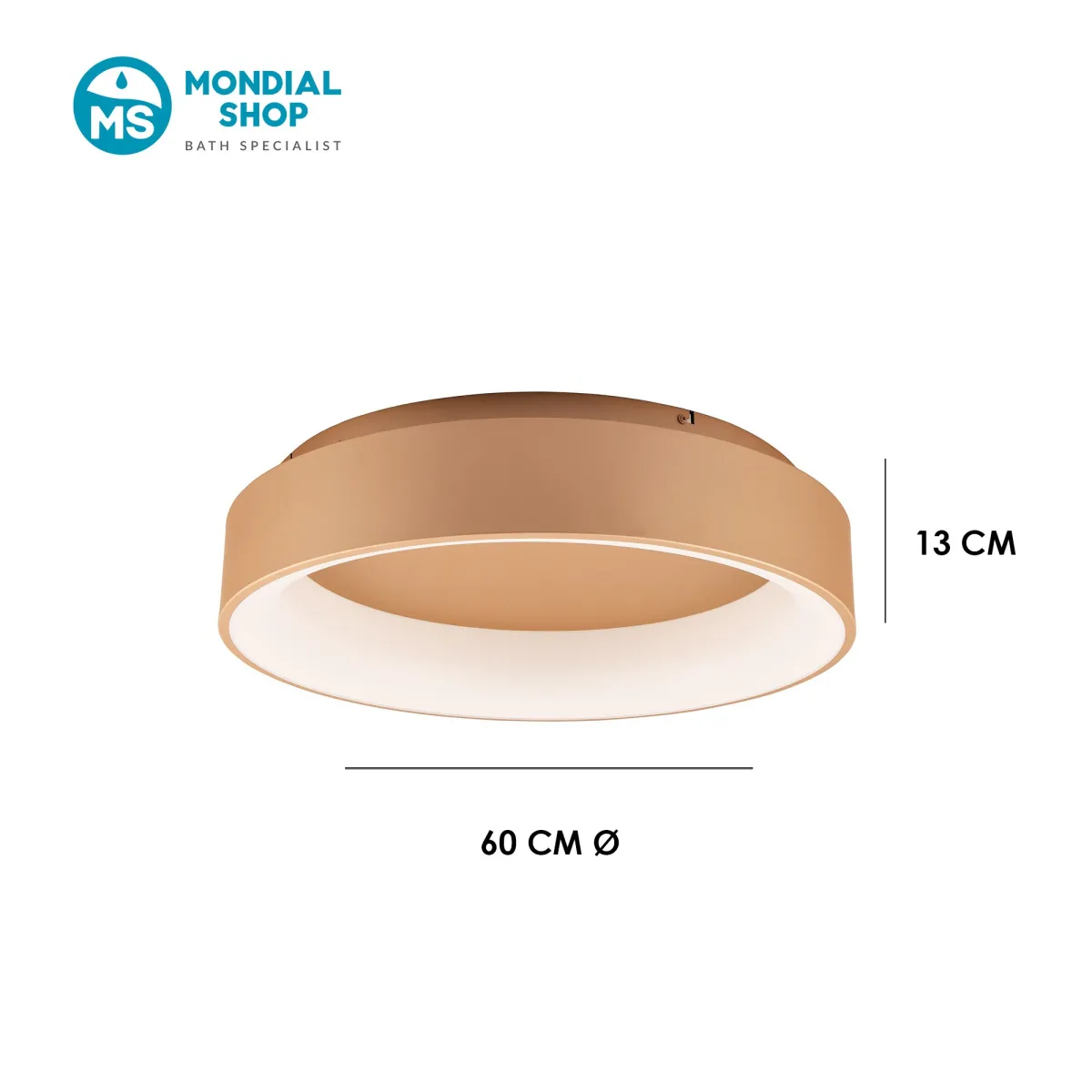 60-W-LED-Deckenleuchte mit verstellbarem Licht | Mondialshop