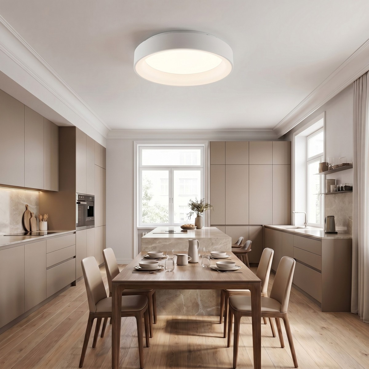 Plafonnier LED 60 W avec éclairage réglable | Mondialshop