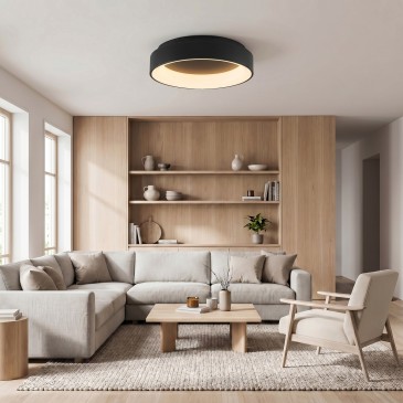 Plafonnier LED 60 W avec éclairage réglable | Mondialshop