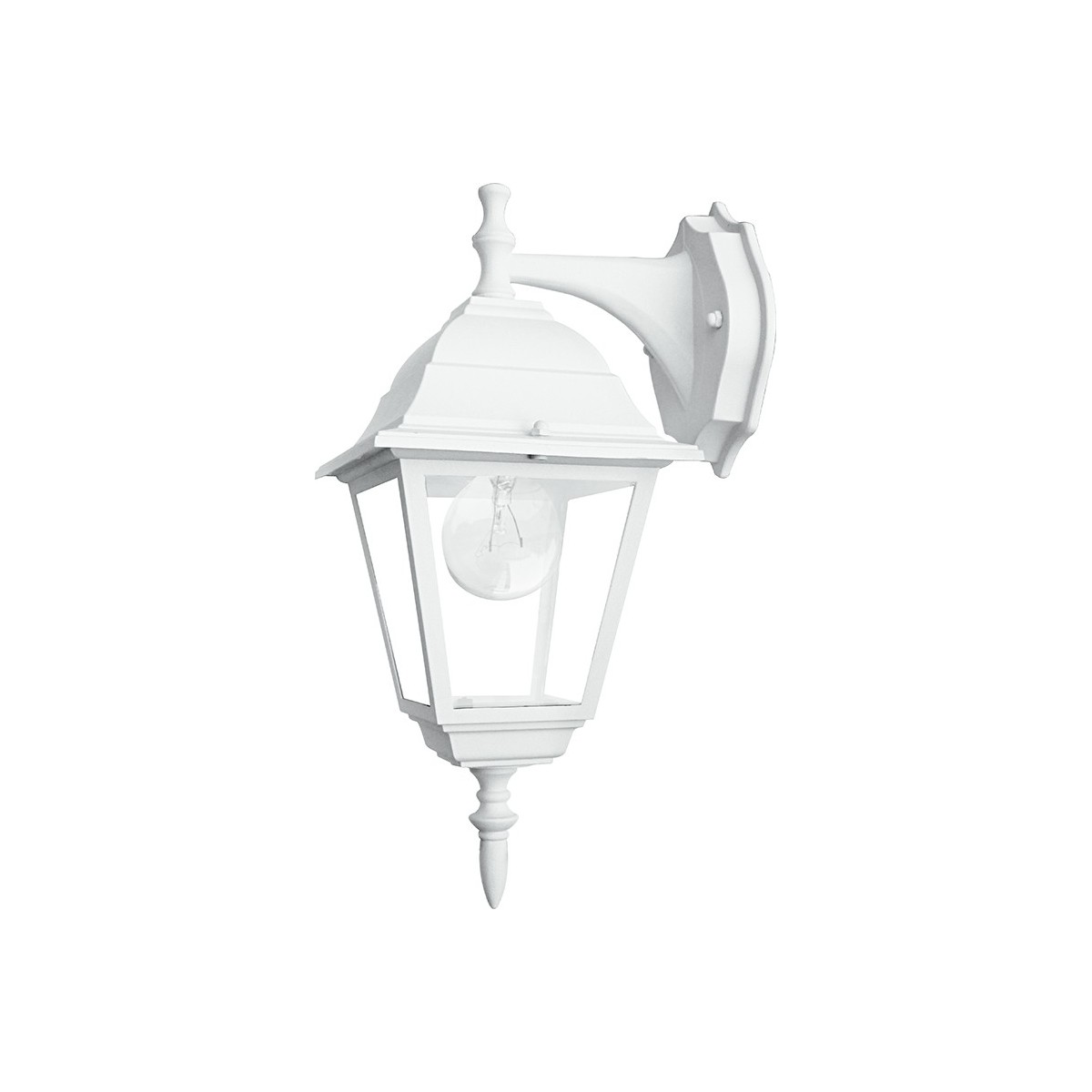 Schwarze Außenwandleuchte E27 60W | Mondialshop