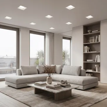 Spot encastré carré LED 12 W CCT | Mondialshop