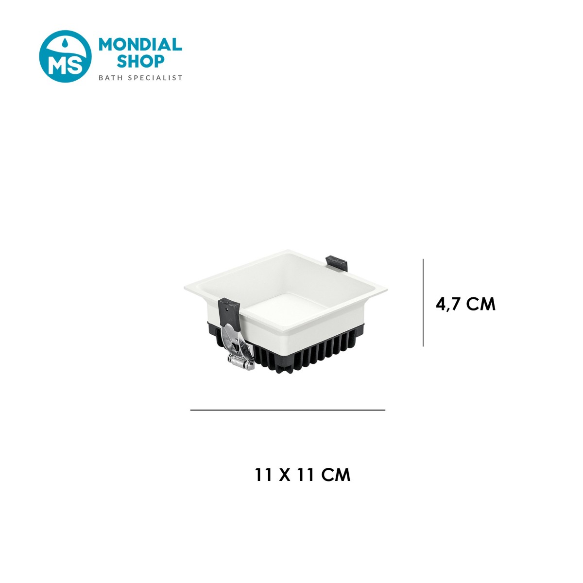 Incasso LED Quadrato 12W CCT | Mondialshop