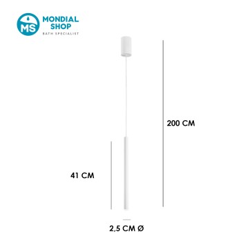 Lampada a Sospensione Cilindrica 5W | Mondialshop
