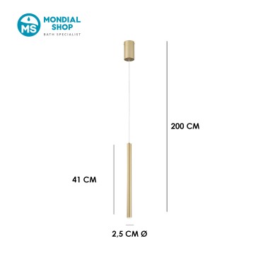 Lampada a Sospensione Cilindrica 5W | Mondialshop