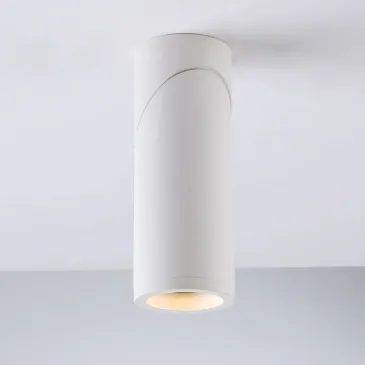 Plafonnier tubulaire blanc ou noir 1XGU10 | Mondialshop