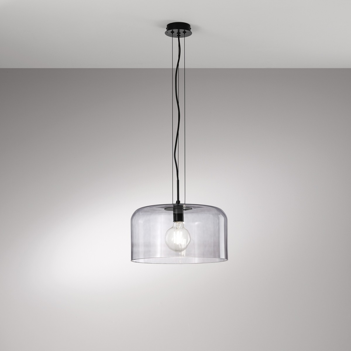 Suspension en verre E27 | Mondialshop
